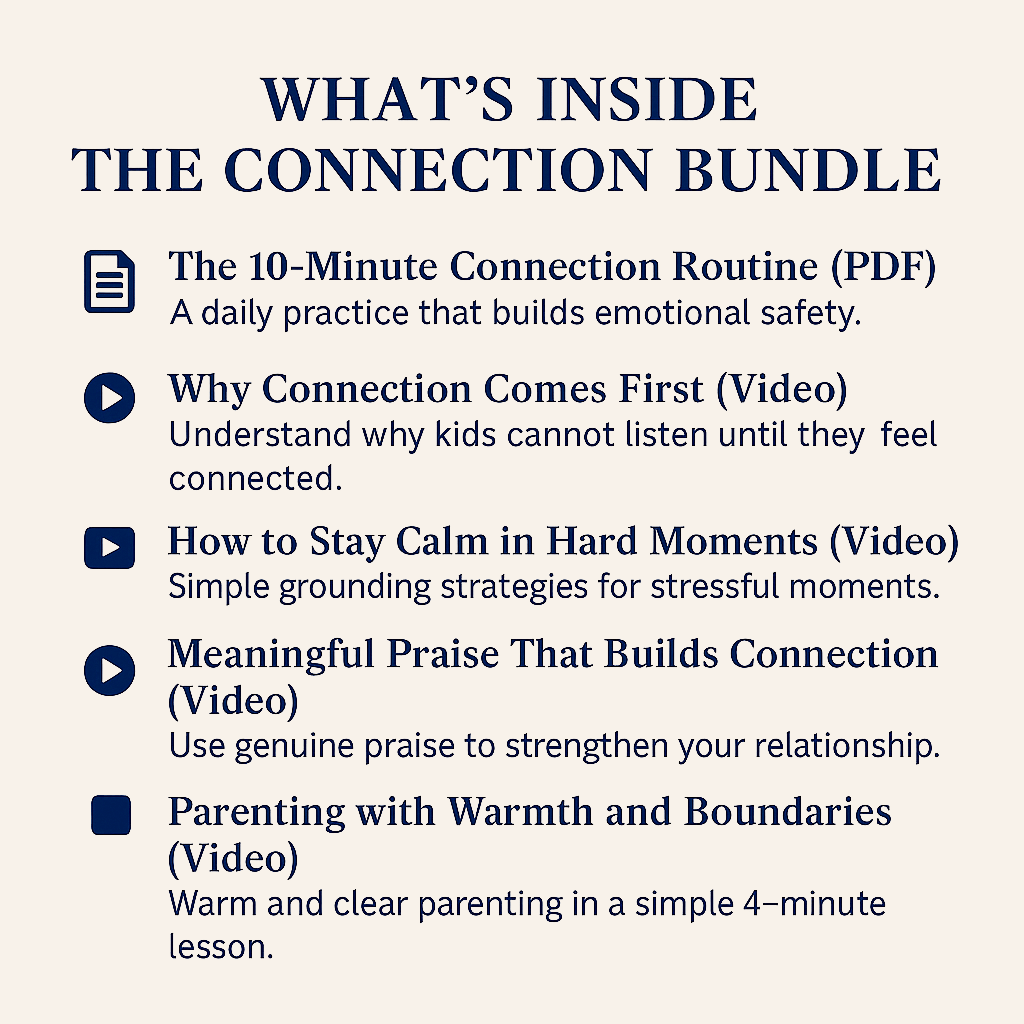 Reconnect Again: Parent-Led Video Training for Defiance, Stress, & Distance